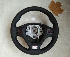 BMW X3 F25 X4 F26 X5 F15 X6 F16 SPORT NEW NAPPA HEATED STEERING THICK SOFT - Bild 1 von 12