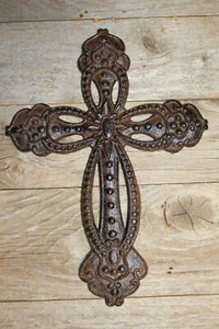 Large Decorative Cross- Country Decor,Mothers Day gift - Wall Display - C-6 - Picture 1 of 5