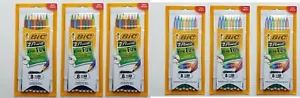 24 matite BIC #2 strisce/solidi Xtra-Fun lotto da 8 x3 piombo resistente alla rottura NUOVO - Foto 1 di 7
