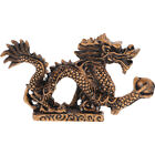 Traditional Resin Dragon Statue Feng Shui Ornaments for Home Decor and Good Luck