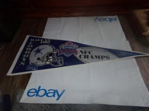 De colección Dallas Cowboys Superbowl 27 NFC Campeones Bandera Bandera Rose Bowl Fútbol - Imagen 1 de 15
