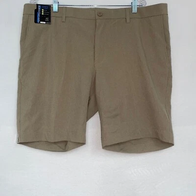 Roundtree & Yorke 性能短裤 吸湿排汗 舒适弹力 42 棕色 — 第 1/4 张图片