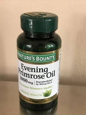 Aceite de onagra Nature's Bounty 1000 mg cápsulas blandas 60 ea Foto 1 de 2