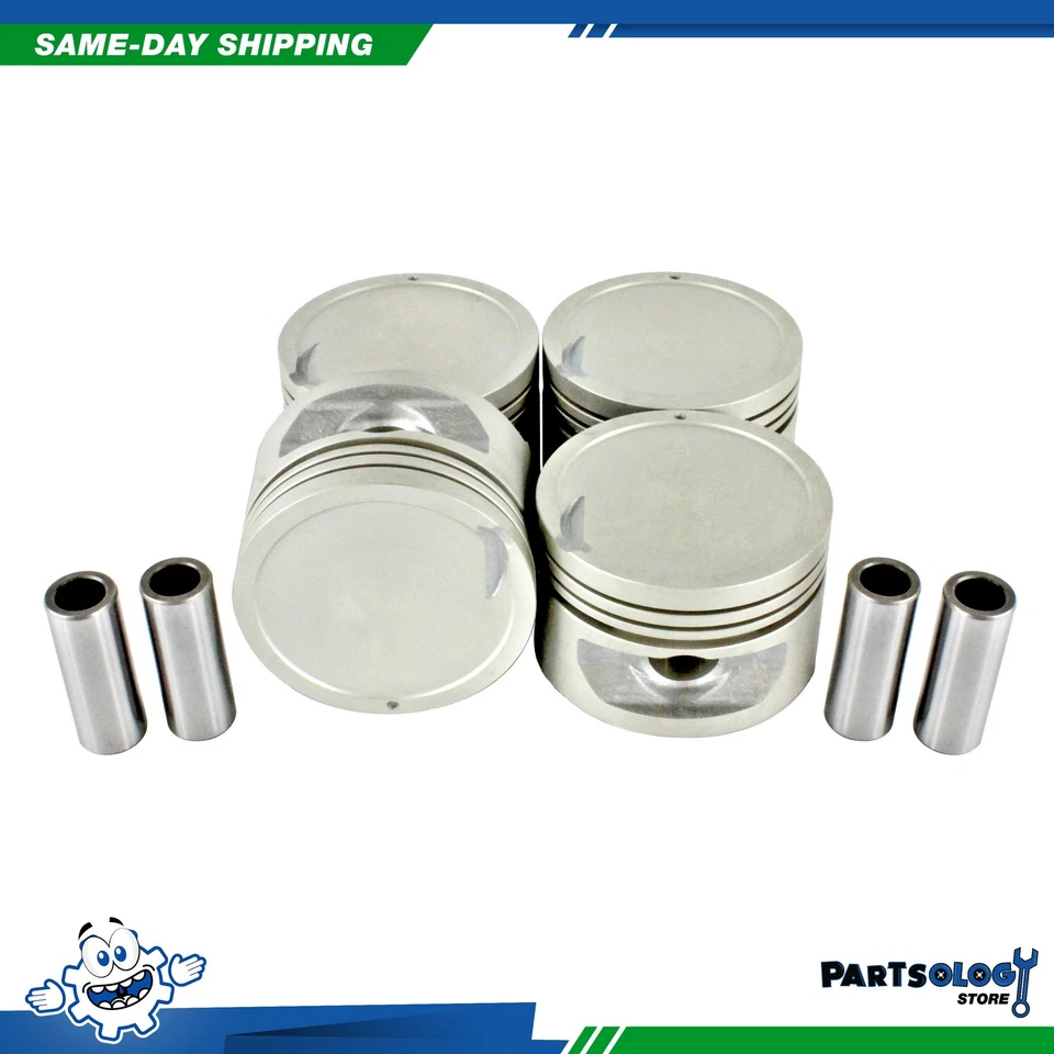 DNJ P121 Std. Conjunto completo de pistão para 94-99 Hyundai Accent Scoupe 1.5L SOHC - Imagem 1 de 1