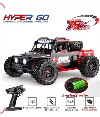 MJX Hypergo RC Car 1:14 4WD Brushless Off-Road Drift Truck 3S/2S 2.4GHz - Image 1 of 4