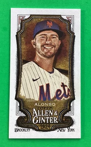 2024 TOPPS ALLEN & GINTER mini . BROOKLYN BACK  PETE ALONSO . 24/25 . # 38 METS - Picture 1 of 2