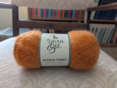 Yarn Bee Alpaca Twist Pumpkinspice, 1 Skein 175 Yards New, Alpaca Blend