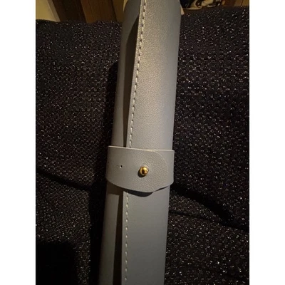 Estuche de brochas de maquillaje enrollable soporte organizador de brochas cosméticas de viaje azul Foto 1 de 4