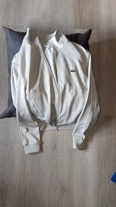 Original Lacoste weißer Sportlicher Herrentrainingsrainingsanzug Gr.S Neuzustand - Bild 1 von 5