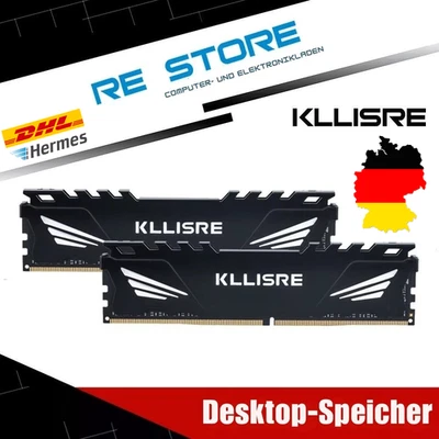 Kllisre DDR4 8GB 16GB RAM 2666 MHz / 3200 MHz Desktop Dimm PC Speicher Kühlkörpe - Bild 1 von 4