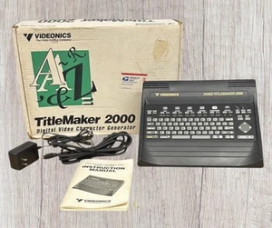 Videonics Video Title Maker 2000 Digital Video Model TM-2000 With Manual & Box - Picture 1 of 12