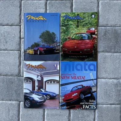 RARE Miata Magazine Miata Club Of America Magazines 1996 Winter, 1997 3,4,5 Foto 1 de 4