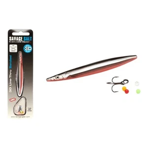 Savage Gear 3D LINE THRU SANDEEL 11CM 15G SINKING BLACK RED - Bild 1 von 1