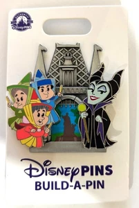 Disney Maleficent, Merryweather, Flora, Fauna Build-A Pin Sleeping Beauty Set - Picture 1 of 2