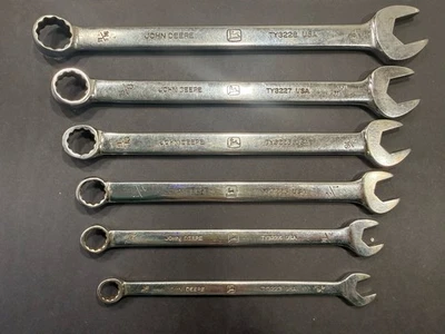 Juego de 6 llaves combinadas John Deere Running Deer serie TY - TY3228-TY3223 Foto 1 de 4