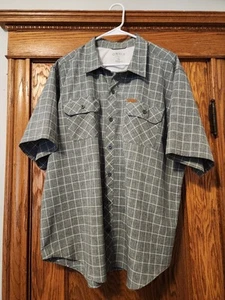 Orvis Classic Collection Men's XXL Short Sleeve Button Front Shirt - Picture 1 of 7