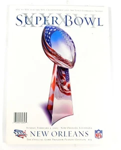 2002 Super Bowl XXXVI (36) Official Game Program Patriots vs. Rams New Orleans - Bild 1 von 4