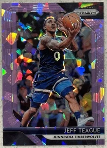 2018-19 Panini Prizm Prizms Purple Ice #57 Jeff Teague/149 Timberwolves - Imagen 1 de 2