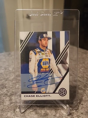 2020 Panini Chronicles #3 Chase Elliott Autographs Purple #/9 On Card Auto - Image 1 of 4