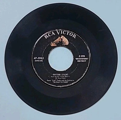 1954 Perez "Prez" Prado Vinyl 45 Record Rhythm Sticks & Cherry Pink And Apple... - Image 1 of 4