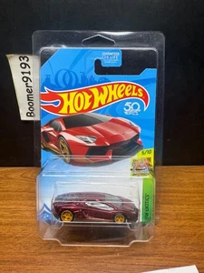 Hot Wheels 2018 SUPER Treasure Hunt AVENTADOR MIURA HOMAGE NEW in Protecter!! - Picture 1 of 6