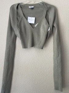 American Eagle Shrug And Crop Top Size XS NWT - Picture 1 of 4