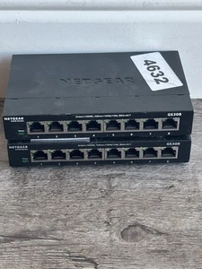 NETGEAR 8-Port Gigabit Ethernet Unmanaged Switch (GS308) Home/Office Network Hub - Photo 1/4