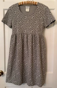 Vintage 90s Ditsy Floral Babydoll Dress Retro Grunge Empire Waist Tie Back Dress M - Bild 1 von 5