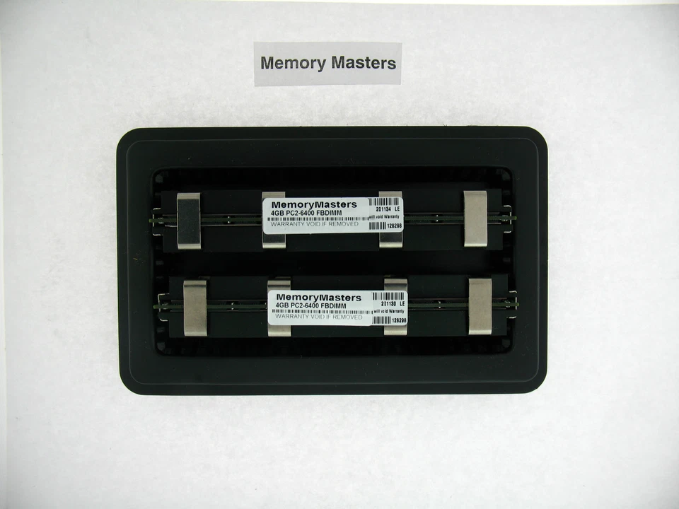 MB193G/A 8GB (2X4GB) DDR2 6400 800MHz MEMORY FOR APPLE MAC PRO GEN 3.1 - Image 1 of 1