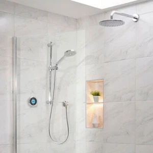 Aqualisa Optic Q Smart Shower Concealed Adjustable Head And Fixed Head Gravity - Picture 1 of 16