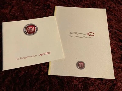 Fiat 500C Brochure 2009 - UK issue, Dated 06/2009 + 2010 Range Price List - Image 1 of 2