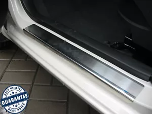 Door Sill Scuff Plate Guards For Kia Picanto 5d 2011-2016 Threshold Protectors - Picture 1 of 7