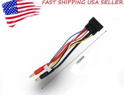 2S Lipo Battery Bullets Connector Cable Adapter for TRX 1/8 RC Car 190MM - Image 1 of 4