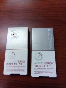 Wunder2 Wunder Brow Fiber Filler Auburn 0.07 oz EACH Lot Of 2 New - Picture 1 of 3