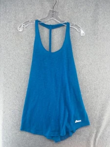 Camiseta sin mangas Asics Activewear para mujer talla L azul gimnasio entrenamiento espalda corredor grande fluida - Imagen 1 de 6