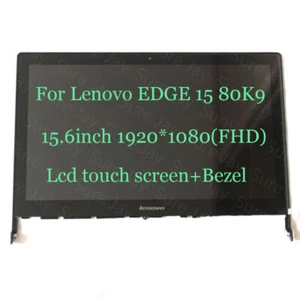 Conjunto de pantalla táctil LCD Lenovo EDGE 15 80K9 SERIE 15.6 FHD + bisel - Imagen 1 de 9