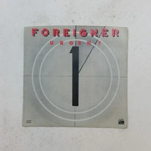 FOREIGNER Urgent / Girl On The Moon 3831 7" 45rpm Vinyl VG++ Cvr VG+near++ 1981 - Picture 1 of 4