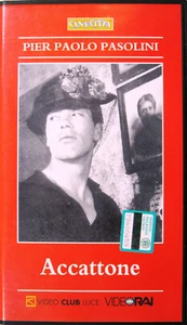 PIER PAOLO PASOLINI "ACCATTONE" vhs editoriale con libretto mint - Picture 1 of 4
