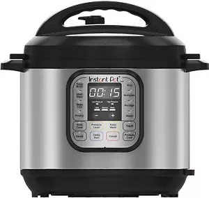 Instant Pot Duo 7 in 1 Electric Pressure Slow Rice Cooker Black 6QT NIB NEW - Picture 1 of 9