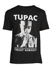 Tupac - Trust Nobody - Men'sT-Shirt with Short Sleeves - New - Rap Icon