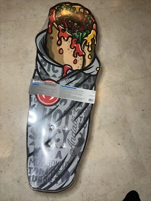 Dimensiones Burrito Skateboard 28" Maple Deck Pro 5” Aluminio Camiones Nuevo Sellado Foto 1 de 4