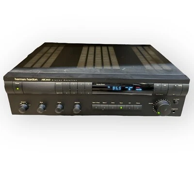 Harman Kardon HK3400 Am/fm Stereo Receiver Tested Working HK3400-Black no remote - Image 1 of 4