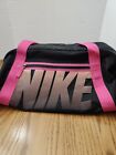 Nike Duffel Gym Bag Carry On Black Pink Orange Nike Big Logo Swoosh