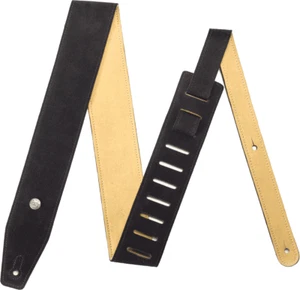 COURROIE GUITARE EN DAIM BMF NOIRE DUNLOP BMF-S01 - Picture 1 of 2