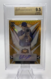 2021 Leaf Valiant Gunnar Hoglund XRC Yellow #/10 Auto #BA-GH1 BGS 9.5 - Picture 1 of 2