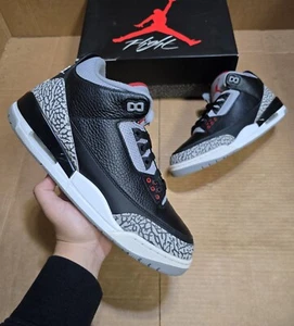 Size 10.5 - Jordan 3 Retro OG Mid Black Cement - Picture 1 of 7
