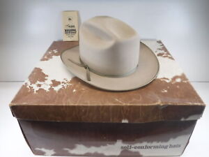 Vintage Men's Geiger's Pure Beaver Fur Hat Western Wear