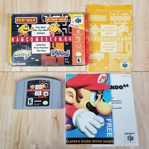 Namco Museum N64 CIB Box, Instructions - Picture 1 of 12