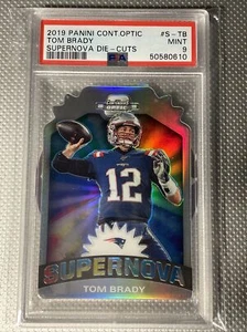 Tom Brady 2019 Contenders Optic Die-Cut Supernova #S-TB ~PSA 9~ Patriots 🐐🔥 - Picture 1 of 2