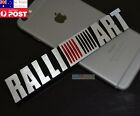 Ralliart Metal Aluminium Alloy Mit Auto Car Badge Emblem Sticker Decal 17cm